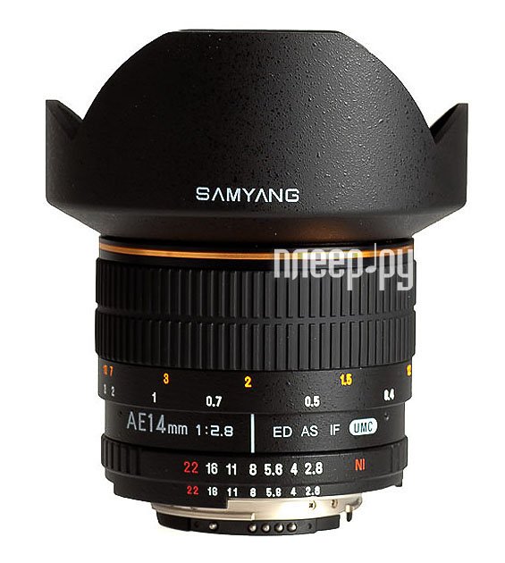 Фотография Аксессуар для фотоаппарата Samyang Nikon MF AE 14 mm F/2.8 Фото Аксессуар для фотоаппарата Samyang Nikon MF AE 14 mm F/2.8