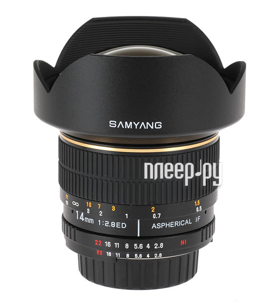 Фотография Аксессуар для фотоаппарата Samyang Sony / Minolta MF 14 mm F/2.8 Фото Аксессуар для фотоаппарата Samyang Sony / Minolta MF 14 mm F/2.8