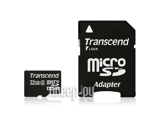    32Gb - Transcend - Micro Secure Digital HC Class 2 TS32GUSDHC2