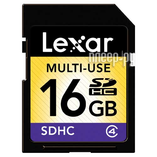    16Gb - Lexar High-Capacity Class 4 - Secure Digital