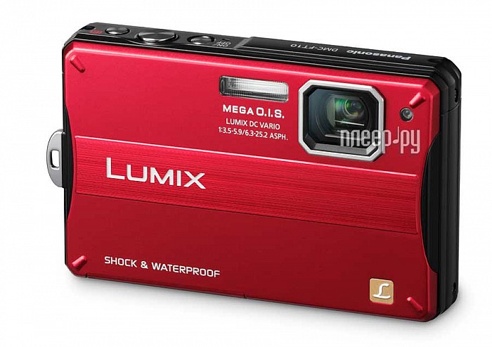 Фотография Фотоаппарат Panasonic Lumix DMC-FT10 Red Фото Фотоаппарат Panasonic Lumix DMC-FT10 Red