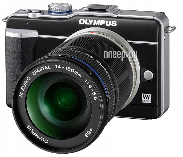   Olympus PEN E-PL1 Kit 14-150 mm Black-Black