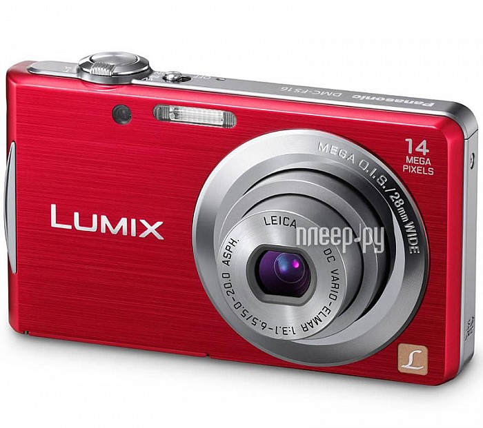 Фотография Фотоаппарат Panasonic DMC-FS16 Lumix Red Фото Фотоаппарат Panasonic DMC-FS16 Lumix Red