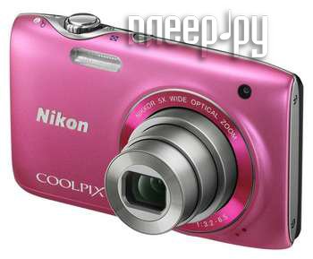   Nikon S3100 Coolpix Pink