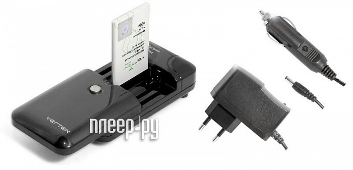 Фотография Зарядное устройство Vertex C-734 универсальное (сеть+авто) 103029 Фото Зарядное устройство Vertex C-734 универсальное (сеть+авто) 103029