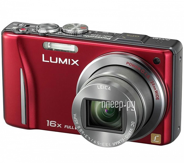 Фотография Фотоаппарат Panasonic DMC-TZ20 Lumix Red Фото Фотоаппарат Panasonic DMC-TZ20 Lumix Red