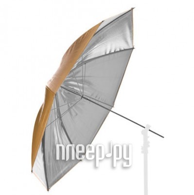 Фотография светоотражатели, лайт-диски Lastolite 100cm Reversible Umbrella 4534 Silver/Gold Фото светоотражатели, лайт-диски Lastolite 100cm Reversible Umbrella 4534 Silver/Gold