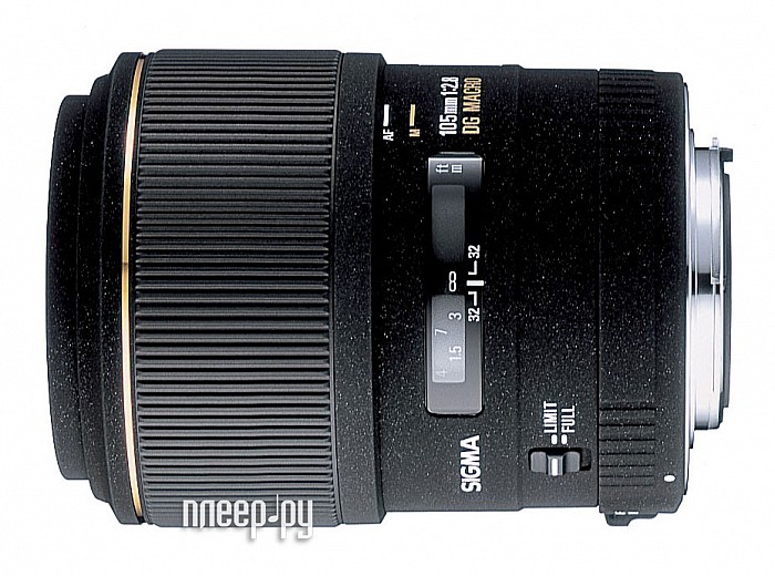   Sigma Canon AF 105 mm F/2.8 EX DG Macro