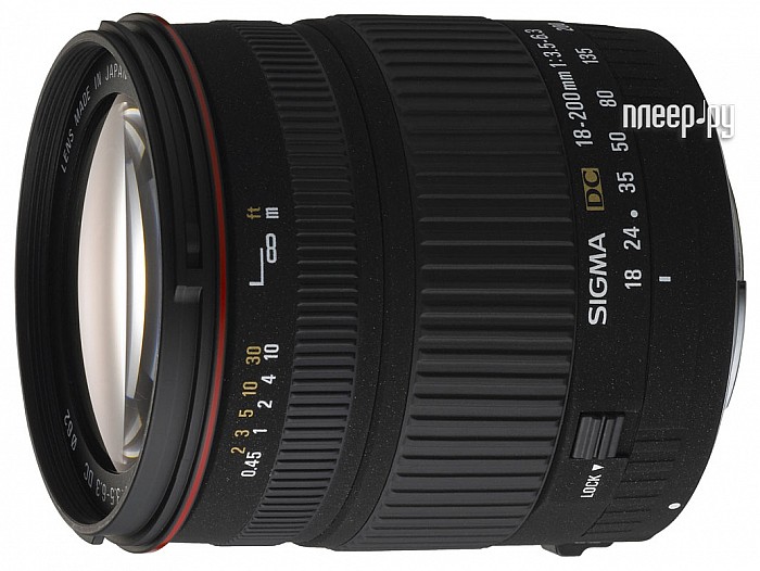 Фотография Объектив Sigma Canon AF 18-200 mm F/3.5-6.3 DC Фото Объектив Sigma Canon AF 18-200 mm F/3.5-6.3 DC