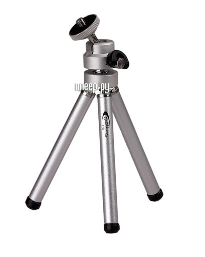 Фотография Миништатив настольный Continent F-9 Silver Фото Миништатив настольный Continent F-9 Silver