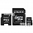    2Gb - Kingston - Micro Secure Digital SDC/2GB-2ADP + 2 