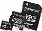   8Gb - Transcend - Micro Secure Digital HC Class 6 TS8GUSDHC6-2 + 2 !