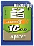    16Gb - Apacer Hight-Capacity Class 6 - Secure Digital AP16GSDHC6-R