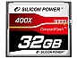   32Gb - Silicon Power 400X Professional - Compact Flash SP032GBCFC400V10