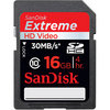 Фотография Sandisk SDHC Extreme HD Video 16 GB Class10 Фото Sandisk SDHC Extreme HD Video 16 GB Class10