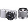 Фотография Sony NEX-3DS Double kit 16 f/2.8 / 18-55 серебристый Фото Sony NEX-3DS Double kit 16 f/2.8 / 18-55 серебристый