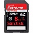 Sandisk SDHC Extreme HD Video 8 GB Class10