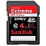  Sandisk SDHC Extreme HD Video 4 GB Class10