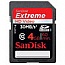 Sandisk SDHC Extreme HD Video 4 GB Class10