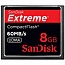  Sandisk Extreme Compact Flash 60MB/s 8 Gb