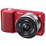 Фотография Sony NEX-3AR Kit 16/2.8 красный