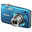  Nikon S3100 Blue
