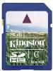  Kingston SD SDHC 8GB Class 4