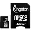 Фотография Kingston MicroSDHC 8GB Class 4 Фото Kingston MicroSDHC 8GB Class 4