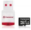  Transcend MicroSDHC 16GB Class 6 + USB Reader