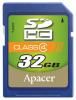 Фотография Apacer SD SDHC 32GB Class 4 Фото Apacer SD SDHC 32GB Class 4