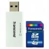  Transcend SD SDHC 4GB Class 6 + SDHC Reader