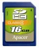  Apacer SD SDHC 16GB Class 4
