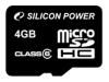  Silicon Power MicroSDHC 4GB Class 6