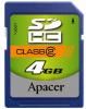  Apacer SD SDHC 4GB Class 2 + USB Reader