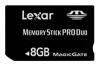 Фотография Lexar Memory Stick PRO DUO 8GB MS-MT16G Фото Lexar Memory Stick PRO DUO 8GB MS-MT16G