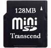  Transcend MiniSD 128MB