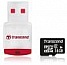 Фотография Transcend MicroSDHC 16GB Class 6 + USB Reader