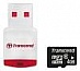Фотография Transcend MicroSDHC 4GB Class 6 + USB Reader