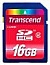  Transcend SD SDHC 16GB class 2