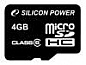 Silicon Power MicroSDHC 4GB Class 6