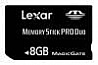  Lexar Memory Stick PRO DUO 8GB MS-MT16G