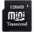  Transcend MiniSD 128MB