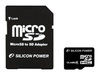 Фотография Карта памяти Silicon-Power micro SDHC Card 8GB Class 2 + SD adapter Фото Карта памяти Silicon-Power micro SDHC Card 8GB Class 2 + SD adapter
