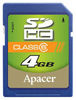  Apacer SDHC 4Gb Class 6