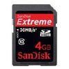    Sandisk 4GB Extreme SDHC Class 10
