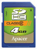Фотография Apacer SDHC 4Gb Class 2 Фото Apacer SDHC 4Gb Class 2