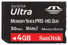 Фотография Карта памяти Sandisk Ultra Memory Stick PRO-HG Duo 4GB Фото Карта памяти Sandisk Ultra Memory Stick PRO-HG Duo 4GB