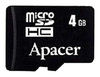    Apacer microSDHC Card Class 4 4GB + 2 adapters