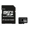    Silicon-Power micro SDHC Card 4GB Class 4 + SD adapter