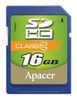 Фотография Карта памяти Apacer SDHC 16Gb Class 10 Фото Карта памяти Apacer SDHC 16Gb Class 10